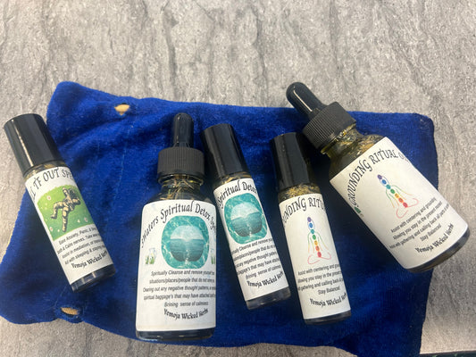 Spiritual Reset Spell Bundle Kit/ spiritual Detox  Spell / Cleansing spell oil / hex remover spell/ Baby witch spell kit